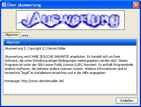 Über JAuswertung